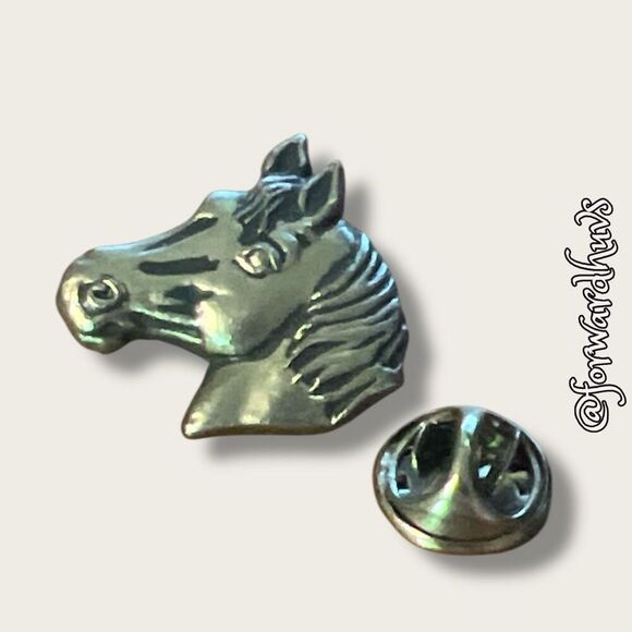 Bundle Sale 3 for $15 | Vintage Silver-Tone Horse Pin - Picture 7 of 8